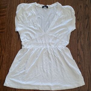 White Short Sleeve Top